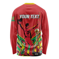 Personalized Amazon Warriors Champion Guyana Cricket Long Sleeve Shirt - Wonder Print Shop
