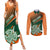 Ireland Rugby Couples Matching Summer Maxi Dress and Long Sleeve Button Shirts Irish Shamrock Go 2023 World Cup - Wonder Print Shop