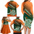 Ireland Rugby Family Matching Long Sleeve Bodycon Dress and Hawaiian Shirt Irish Shamrock Go 2023 World Cup - Wonder Print Shop