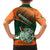 Ireland Rugby Family Matching Mermaid Dress and Hawaiian Shirt Irish Shamrock Go 2023 World Cup - Wonder Print Shop