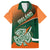 Ireland Rugby Family Matching Mermaid Dress and Hawaiian Shirt Irish Shamrock Go 2023 World Cup - Wonder Print Shop