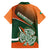 Ireland Rugby Family Matching Mermaid Dress and Hawaiian Shirt Irish Shamrock Go 2023 World Cup - Wonder Print Shop