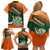 Ireland Rugby Family Matching Off Shoulder Short Dress and Hawaiian Shirt Irish Shamrock Go 2023 World Cup - Wonder Print Shop