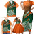 Ireland Rugby Family Matching Short Sleeve Bodycon Dress and Hawaiian Shirt Irish Shamrock Go 2023 World Cup - Wonder Print Shop