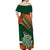 Ireland Rugby Off Shoulder Maxi Dress Irish Shamrock Go 2023 World Cup - Wonder Print Shop