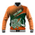 Custom Ireland Rugby Baseball Jacket Irish Shamrock Go 2023 World Cup - Wonder Print Shop