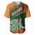 Custom Ireland Rugby Baseball Jersey Irish Shamrock Go 2023 World Cup - Wonder Print Shop