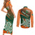 Custom Ireland Rugby Couples Matching Short Sleeve Bodycon Dress and Long Sleeve Button Shirts Irish Shamrock Go 2023 World Cup - Wonder Print Shop