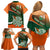 Custom Ireland Rugby Family Matching Off Shoulder Short Dress and Hawaiian Shirt Irish Shamrock Go 2023 World Cup - Wonder Print Shop