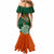 Custom Ireland Rugby Mermaid Dress Irish Shamrock Go 2023 World Cup - Wonder Print Shop