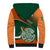 Custom Ireland Rugby Sherpa Hoodie Irish Shamrock Go 2023 World Cup - Wonder Print Shop