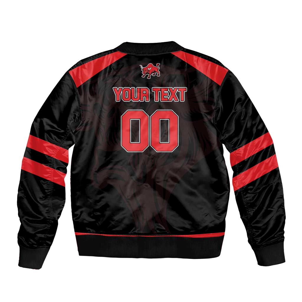 Toros Guatemala Rugby Custom Bomber Jacket Vamos Toros Vamos Toros - Wonder Print Shop
