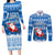 Custom Scotland Christmas Couples Matching Long Sleeve Bodycon Dress and Long Sleeve Button Shirt Merry Christmas Santa Claus Gift - Wonder Print Shop