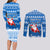 Custom Scotland Christmas Couples Matching Long Sleeve Bodycon Dress and Long Sleeve Button Shirt Merry Christmas Santa Claus Gift - Wonder Print Shop