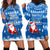 Custom Scotland Christmas Hoodie Dress Merry Christmas Santa Claus Gift - Wonder Print Shop