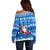 Custom Scotland Christmas Off Shoulder Sweater Merry Christmas Santa Claus Gift - Wonder Print Shop