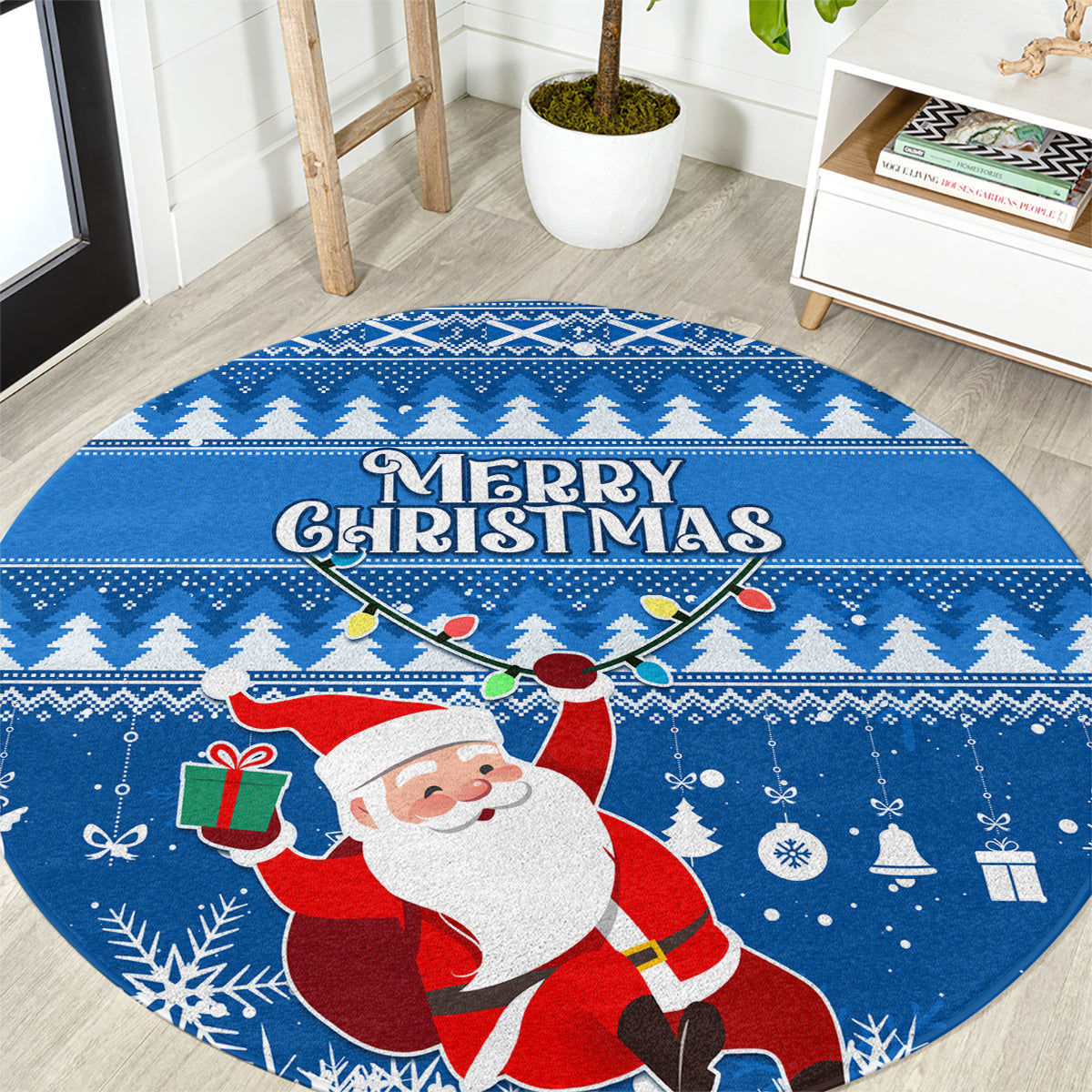 custom-scotland-christmas-round-carpet-merry-christmas-santa-claus-gift