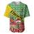 Ethiopia Christmas Baseball Jersey Melkam Gena African Pattern - Wonder Print Shop