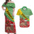 Ethiopia Christmas Couples Matching Off Shoulder Maxi Dress and Hawaiian Shirt Melkam Gena African Pattern - Wonder Print Shop