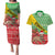 Ethiopia Christmas Couples Matching Puletasi Dress and Hawaiian Shirt Melkam Gena African Pattern - Wonder Print Shop