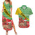 Ethiopia Christmas Couples Matching Summer Maxi Dress and Hawaiian Shirt Melkam Gena African Pattern - Wonder Print Shop