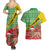 Ethiopia Christmas Couples Matching Summer Maxi Dress and Hawaiian Shirt Melkam Gena African Pattern - Wonder Print Shop