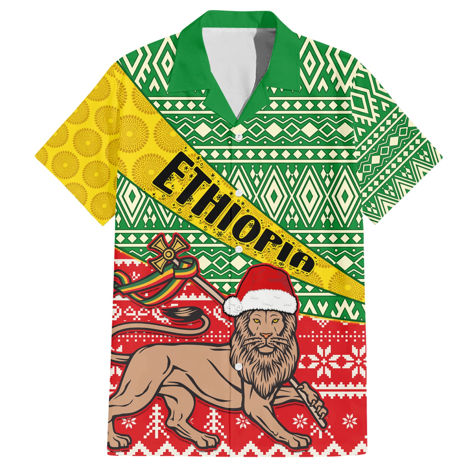 ethiopia-christmas-hawaiian-shirt-melkam-gena-african-pattern