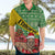 Ethiopia Christmas Hawaiian Shirt Melkam Gena African Pattern - Wonder Print Shop