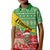 Ethiopia Christmas Kid Polo Shirt Melkam Gena African Pattern - Wonder Print Shop