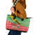 Ethiopia Christmas Leather Tote Bag Melkam Gena African Pattern - Wonder Print Shop