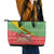 Ethiopia Christmas Leather Tote Bag Melkam Gena African Pattern - Wonder Print Shop