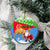 Eritrea Christmas Ceramic Ornament Santa Claus With Dromedary Camel - Wonder Print Shop