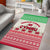 Custom Wales Christmas Area Rug Nadolig Llawen Welsh Dragon - Wonder Print Shop