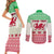 Custom Wales Christmas Couples Matching Short Sleeve Bodycon Dress and Long Sleeve Button Shirt Nadolig Llawen Welsh Dragon - Wonder Print Shop