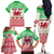 Custom Wales Christmas Family Matching Off Shoulder Long Sleeve Dress and Hawaiian Shirt Nadolig Llawen Welsh Dragon - Wonder Print Shop