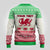 Custom Wales Christmas Ugly Christmas Sweater Nadolig Llawen Welsh Dragon - Wonder Print Shop