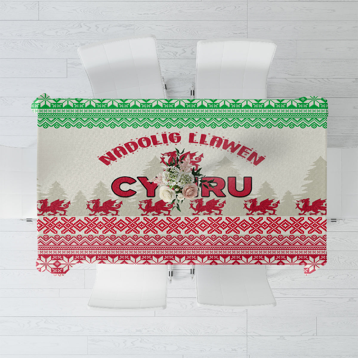 custom-wales-christmas-tablecloth-nadolig-llawen-welsh-dragon