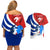 Cuba Liberation Day Couples Matching Off Shoulder Short Dress and Hawaiian Shirt Patria o Muerte Venceremos Tocororo With White Mariposa - Wonder Print Shop