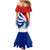 Cuba Liberation Day Mermaid Dress Patria o Muerte Venceremos Tocororo With White Mariposa - Wonder Print Shop