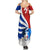 Cuba Liberation Day Summer Maxi Dress Patria o Muerte Venceremos Tocororo With White Mariposa - Wonder Print Shop