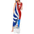 Cuba Liberation Day Tank Maxi Dress Patria o Muerte Venceremos Tocororo With White Mariposa - Wonder Print Shop