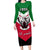 Sudan Independence Day Long Sleeve Bodycon Dress Sudanese Secretary Bird - Wonder Print Shop