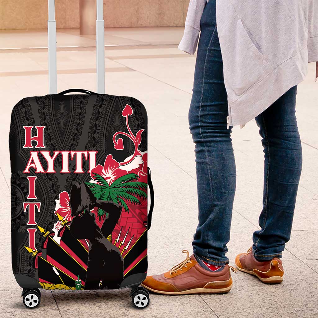 Ayiti Neg Marron Luggage Cover Dashiki Mix Polynesian Pattern