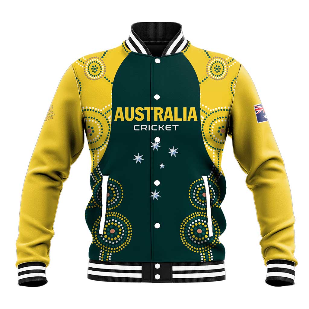 Custom Australia Cricket Baseball Jacket Aussies Champions - Wonder Print Shop