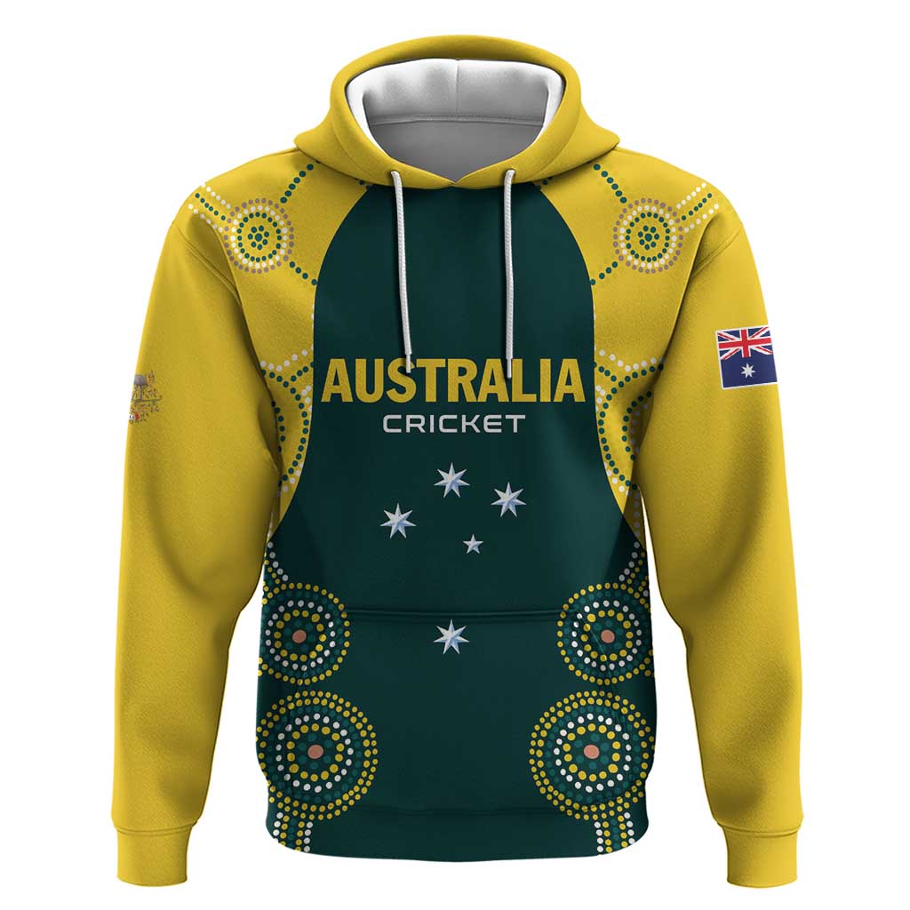 Custom Australia Cricket Hoodie Aussies Champions - Wonder Print Shop