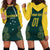 Custom Australia Cricket Hoodie Dress Aussies Champions - Wonder Print Shop