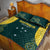 Australia Cricket Quilt Bed Set Aussies Champions - Wonder Print Shop