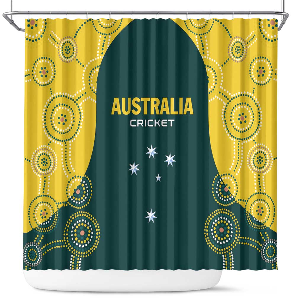 Australia Cricket Shower Curtain Aussies Champions