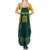 Custom Australia Cricket Summer Maxi Dress Aussies Champions - Wonder Print Shop