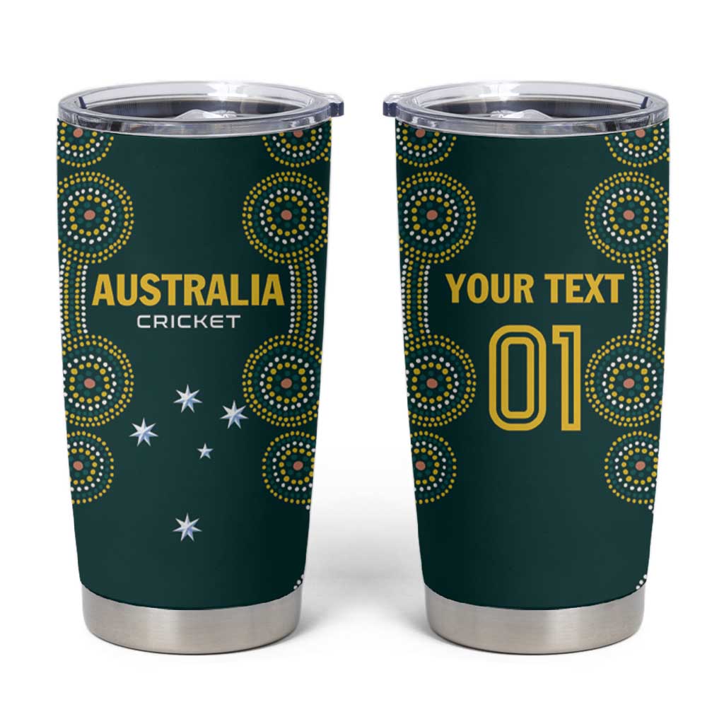 Custom Australia Cricket Tumbler Cup Aussies Champions